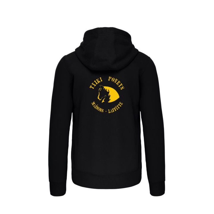 Sweat zippé unisexe – Ecurie Sophie Lemoine coeur
