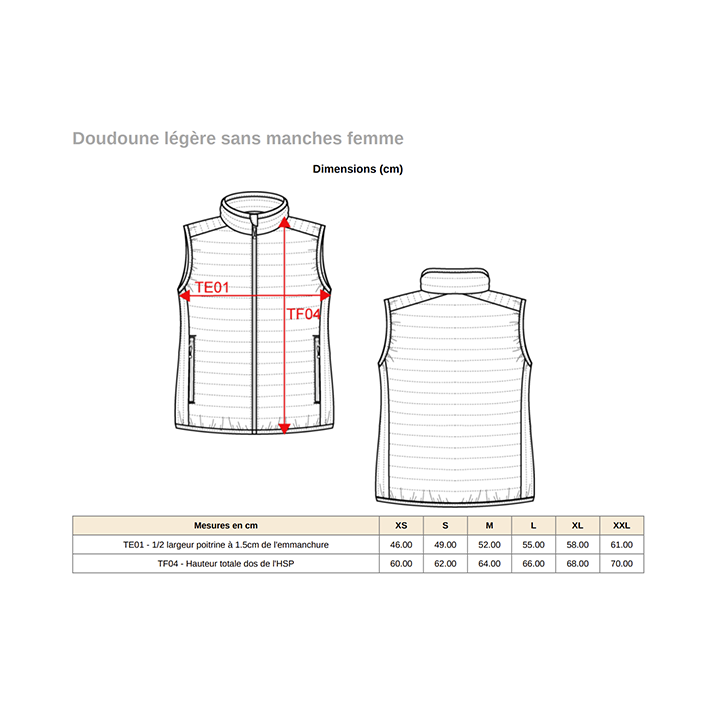 Doudoune sans manches – Haras de Pharos