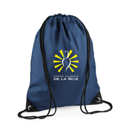Sac à dos avec cordelettes – centre équestre de la Scie