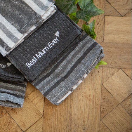 Le Nouvel Atelier Lot de 3 torchons Best Mum Ever