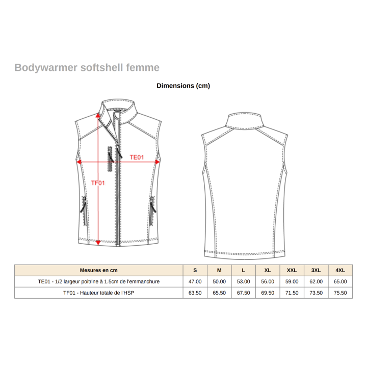 Softshell sans manches – Centre équestre du Vimeu