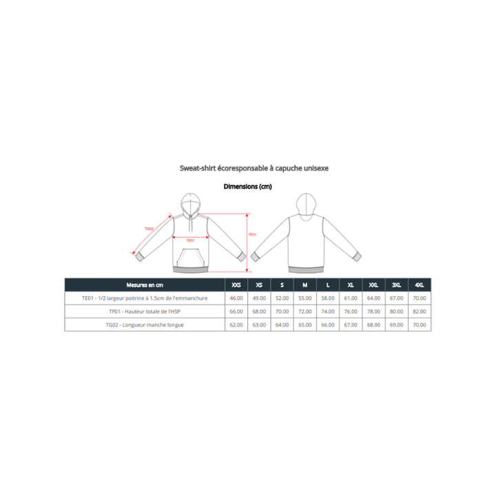 Sweat à capuche – Centre équestre du Vimeu