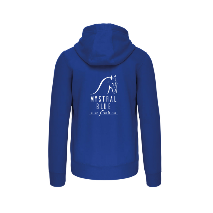Sweat zippé – Ecurie MYSTRAL BLUE