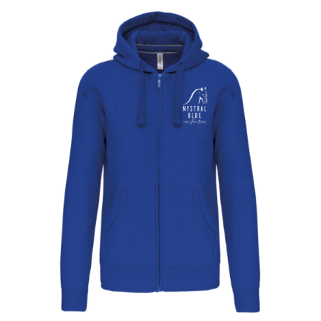 Sweat zippé – Ecurie MYSTRAL BLUE