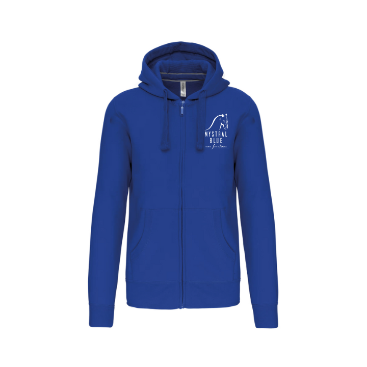 Sweat zippé – Ecurie MYSTRAL BLUE