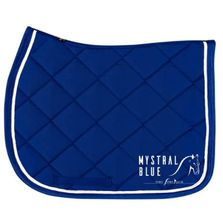 Tapis de selle Prems – Ecurie MYSTRAL BLUE