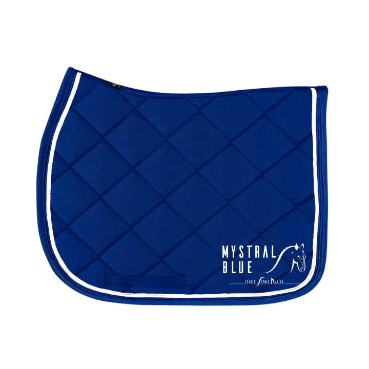 Tapis de selle Prems – Ecurie MYSTRAL BLUE