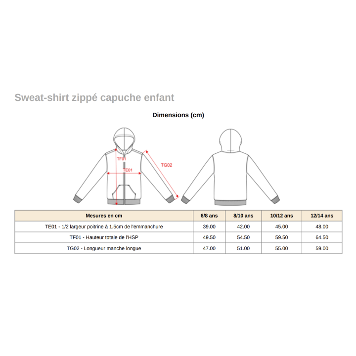 Sweat à capuche zippé – Ecuries de Livilliers