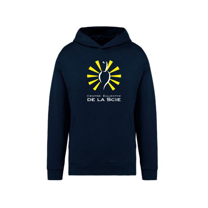 Sweat à capuche – centre équestre de la Scie
