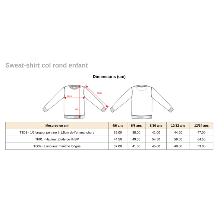 Sweat-shirt col rond – Ecurie Napoléon