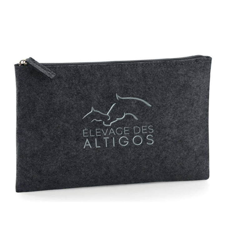 Pochette à accessoires en feutrine – Elevage des Altigos