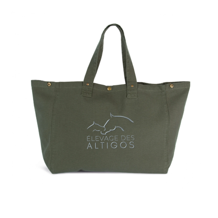 Sac de shopping en coton délavé – Elevage des Altigos
