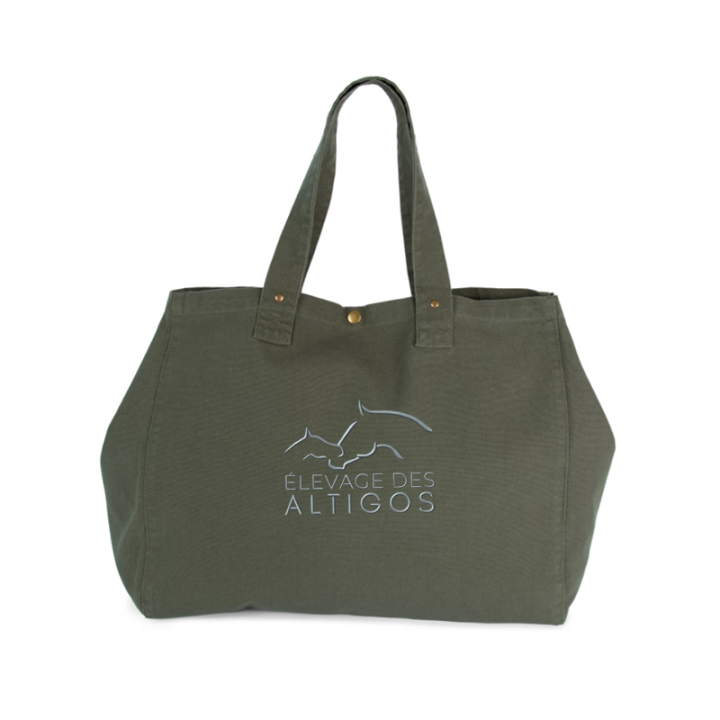 Sac de shopping en coton délavé – Elevage des Altigos