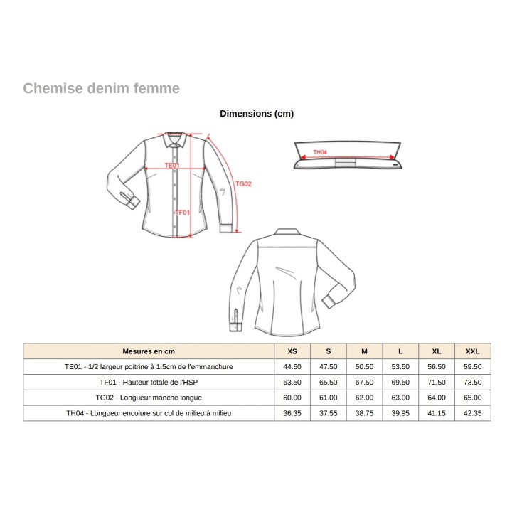 Chemise denim – Epona Club Nature