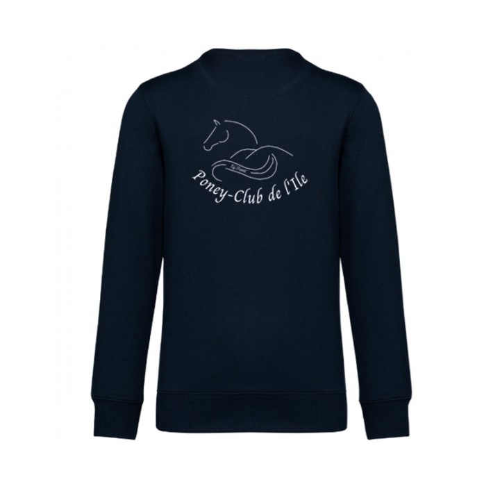 Sweat-shirt col rond – Poney club de l’ile