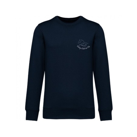 Sweat-shirt col rond – Poney club de l’ile