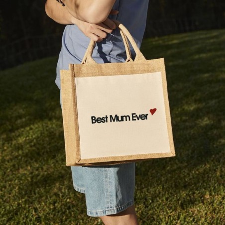 Sac de jute Best Mum Ever