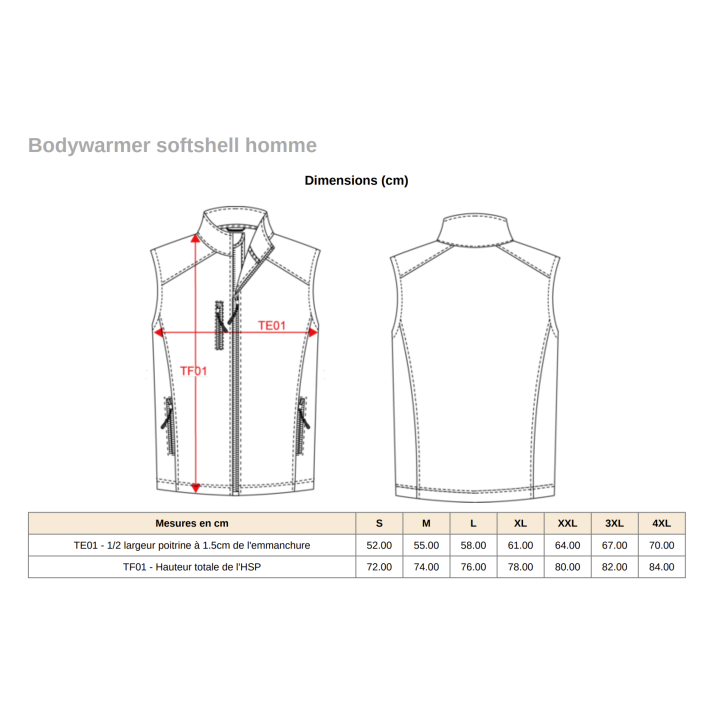 Softshell sans manches – Ecurie les petits chevaux