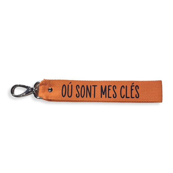 Porte-clé "OU SONT MES CLES"
